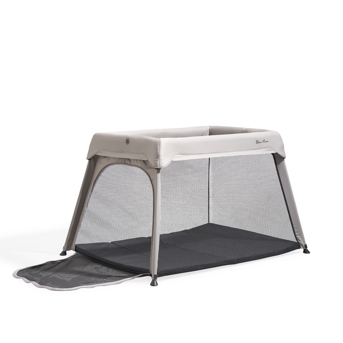 Silver Cross Sleep & Go Travel Crib in stone