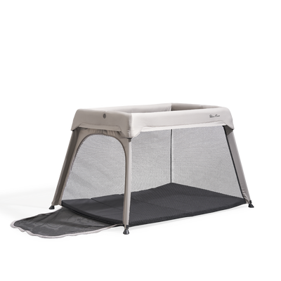 Silver Cross Sleep & Go Travel Crib in stone