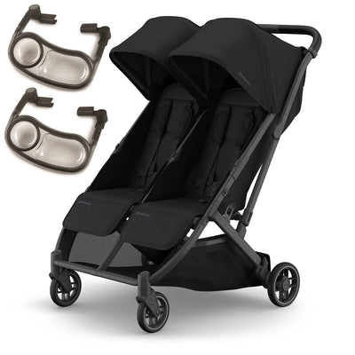 UPPAbaby MINU Duo Stroller + 2 SnackTray Bundle in James