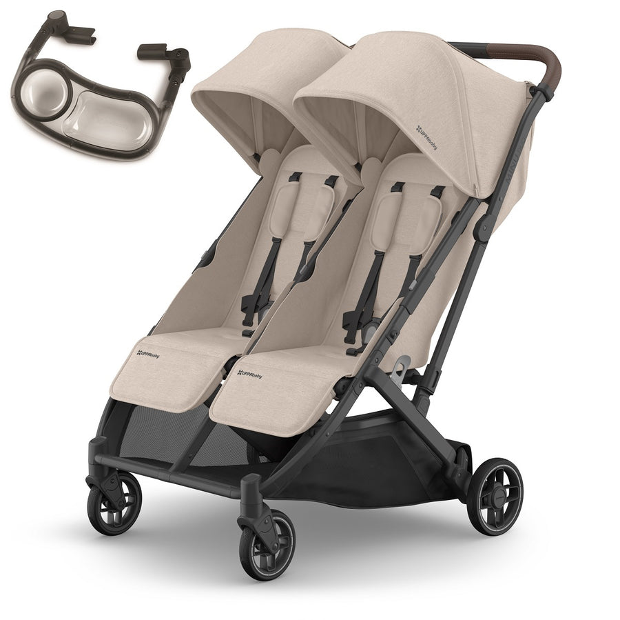 UPPAbaby MINU Duo Stroller + SnackTray Bundle in Ada