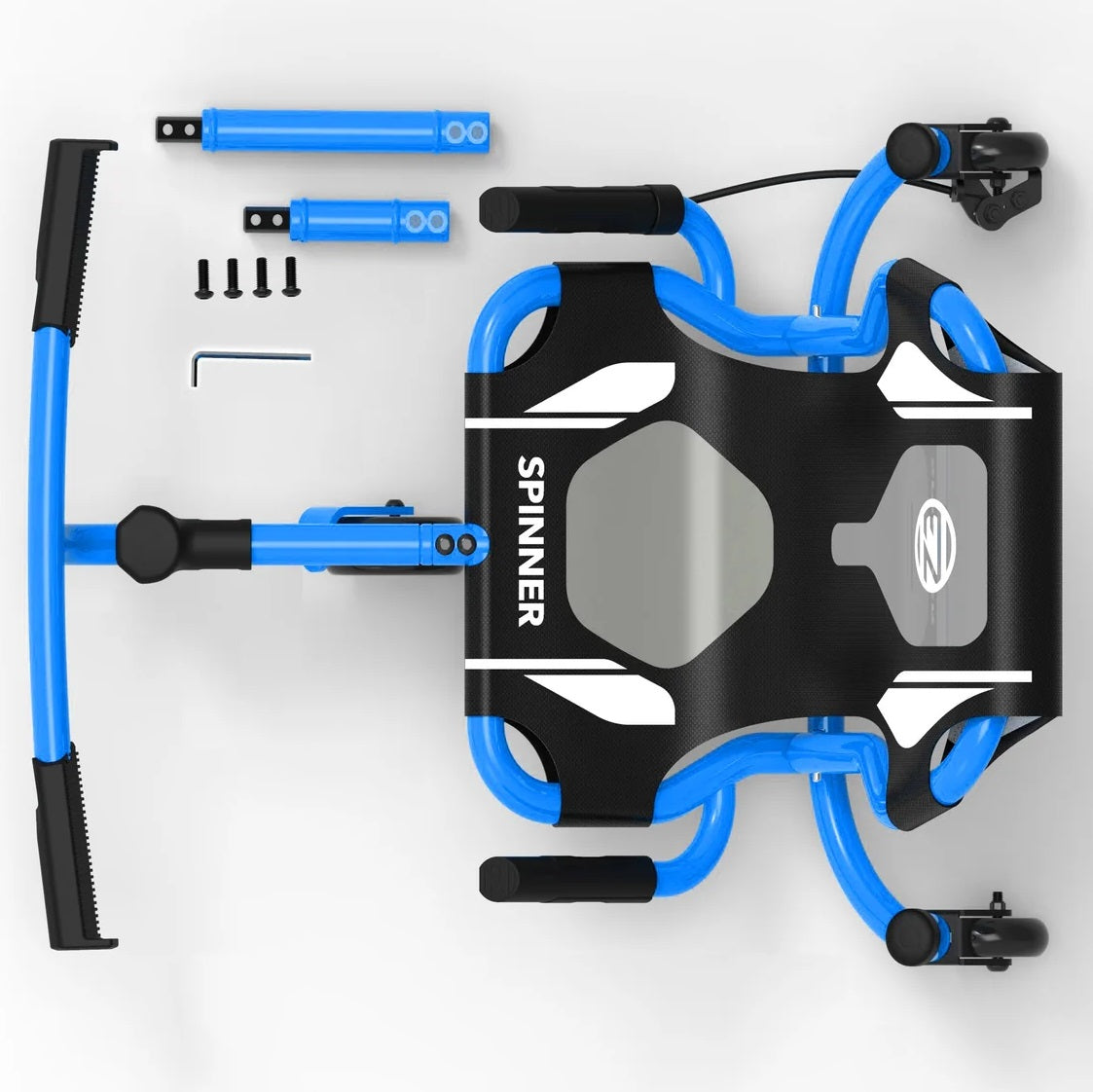 EzyRoller Spinner X Ride-On Scooter in Aqua Blue