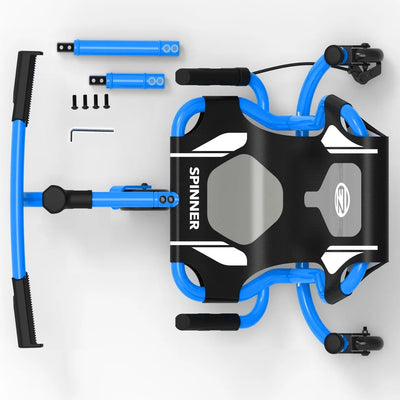 EzyRoller Spinner X Ride-On Scooter in Aqua Blue