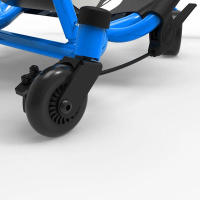 EzyRoller Spinner X Ride-On Scooter in Aqua Blue brake