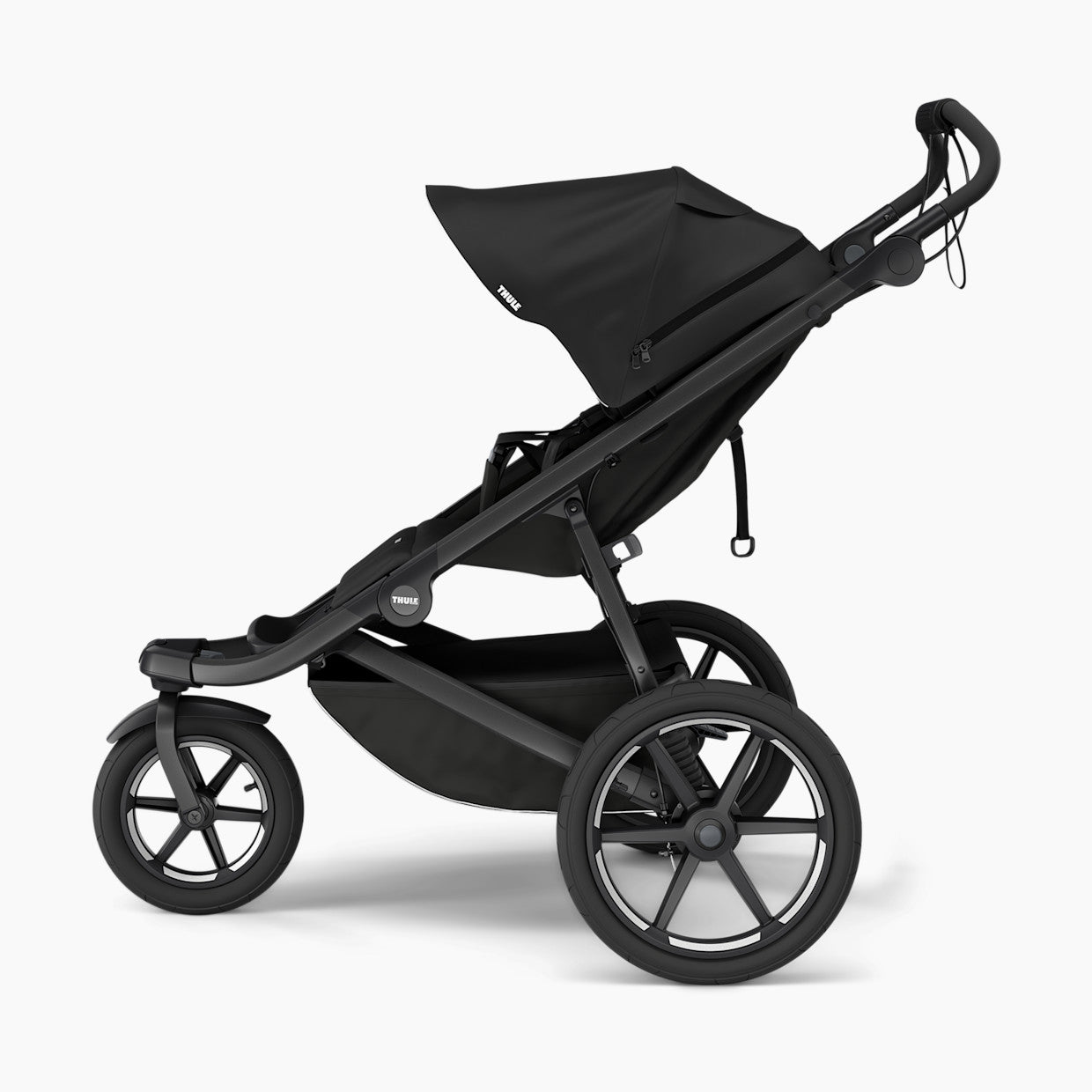 Thule Urban Glide 3 All Terrain Stroller in Black side view