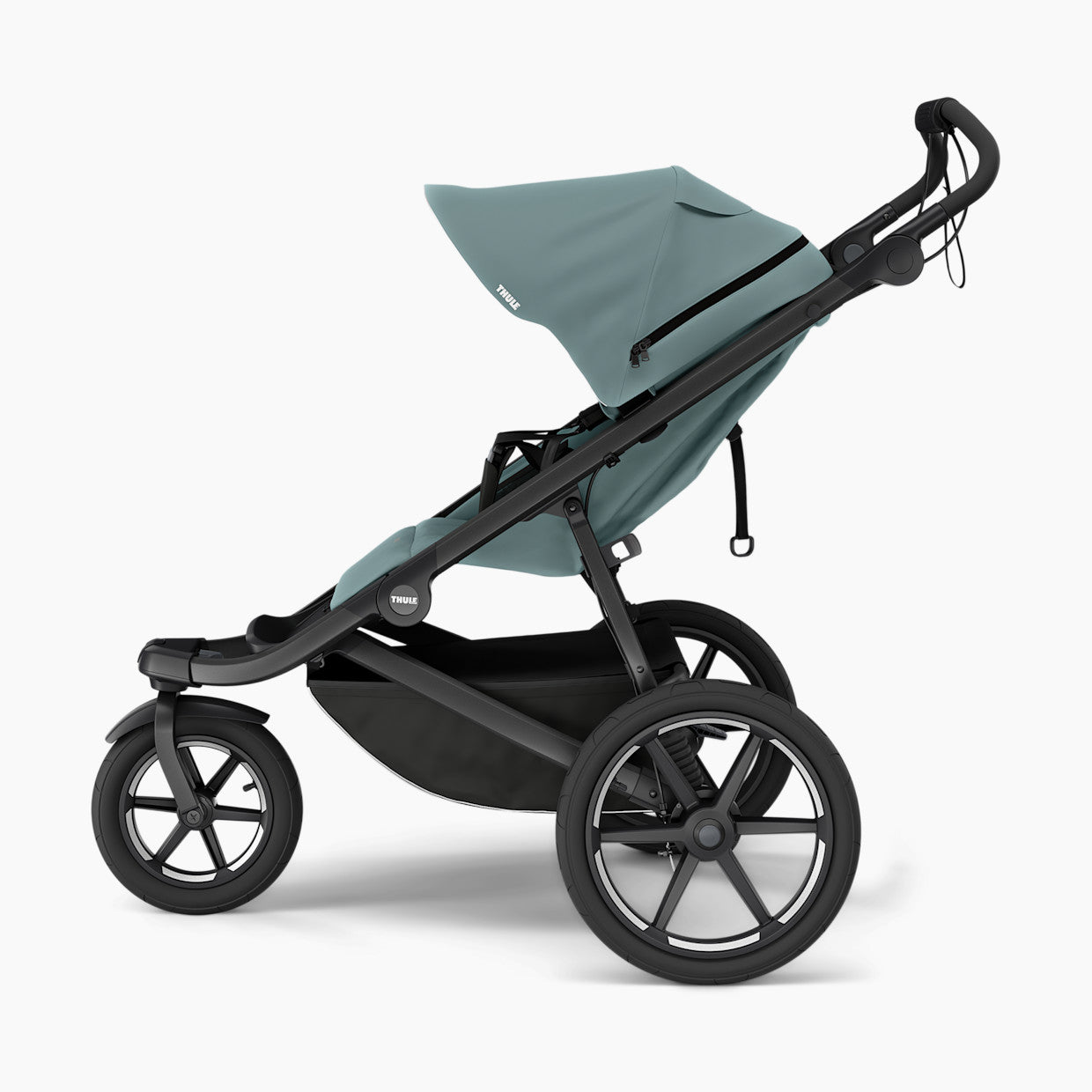 Thule Urban Glide 3 All Terrain Stroller in Mid Blue side view