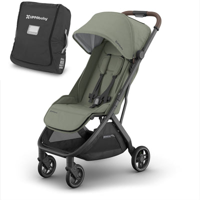 UPPAbaby MINU V3 Stroller + Travel Bag Bundle in Evelyn