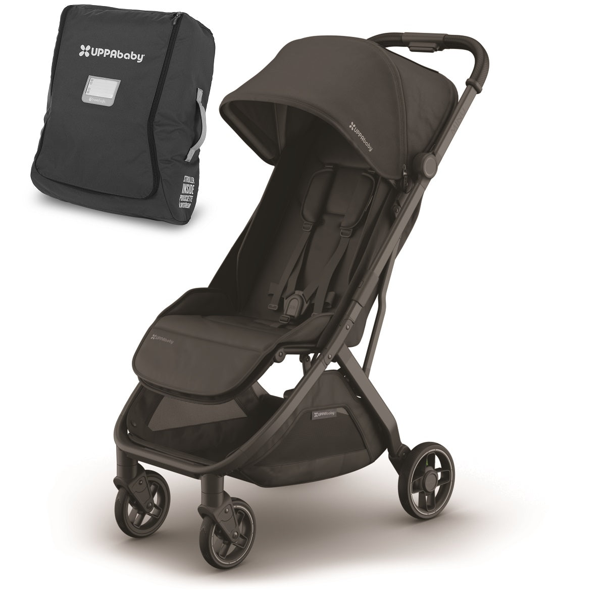 UPPAbaby MINU V3 Stroller + Travel Bag Bundle