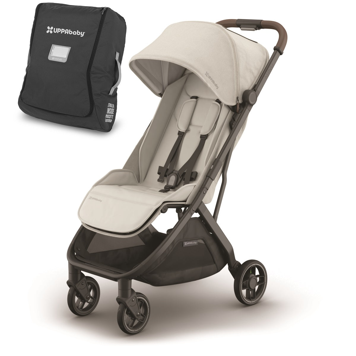 UPPAbaby MINU V3 Stroller + Travel Bag Bundle