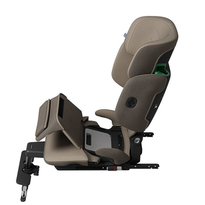 AXKID Up High Back Booster Seat in Driftwood Beige