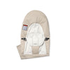 BABYBJÖRN Extra Fabric Seat for Bouncer Balance Soft in light beige and grey jersey
