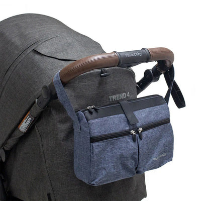 Valco Baby All Purpose Caddy Bag in Denim on stroller