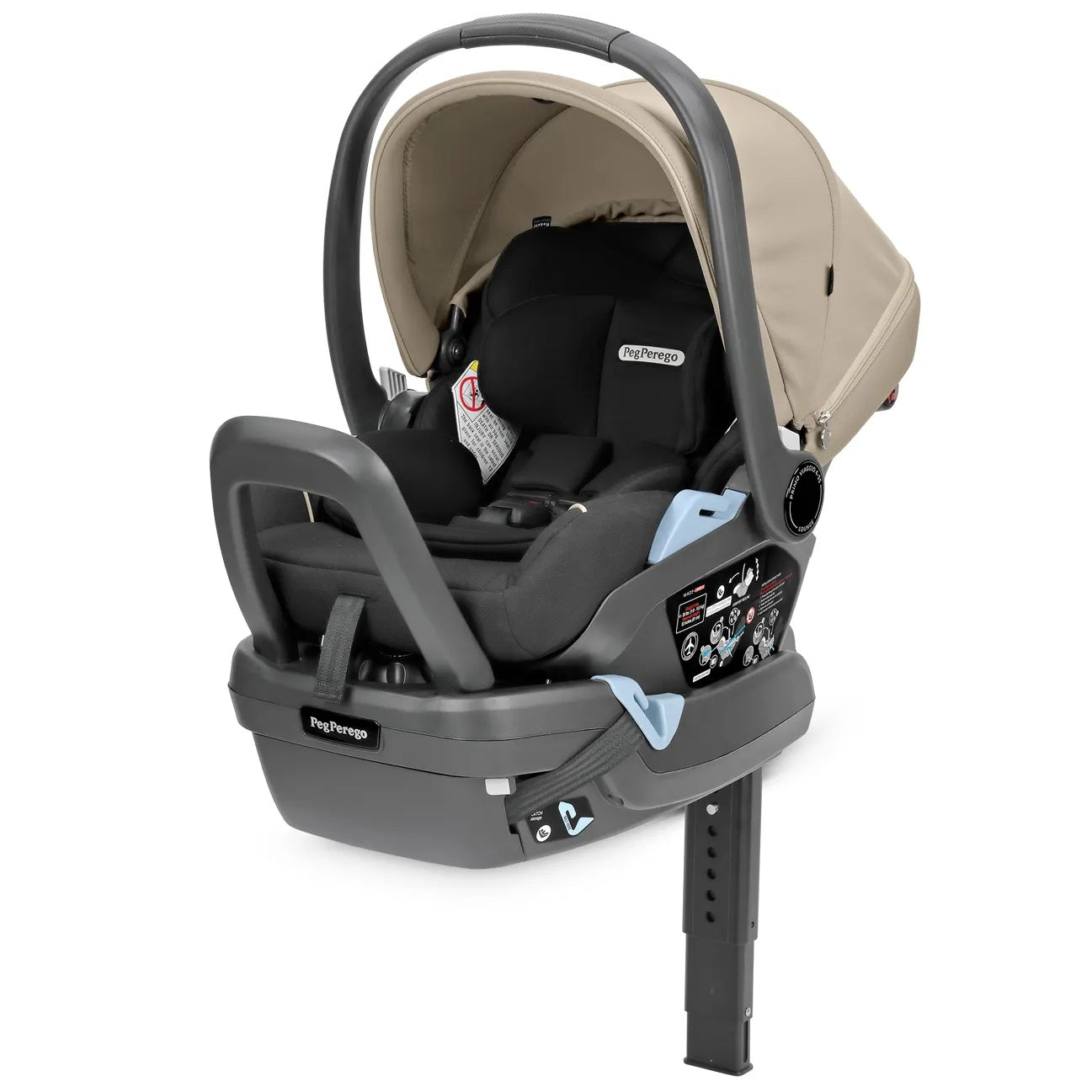 Peg Perego Viaggio 4-35 Lounge Infant Car Seat + Base in Vanilla Blend