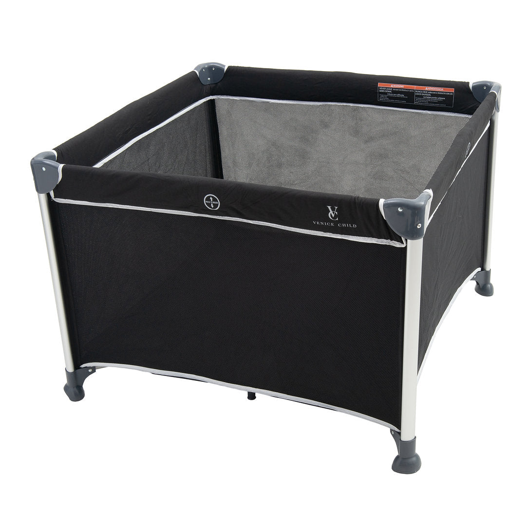 Venice Child Daydreamer Square Pack-n-Play in Black