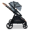 Venice Child Ventura Single to Double Sit-n-Stand Stroller- Package 1 in Shadow