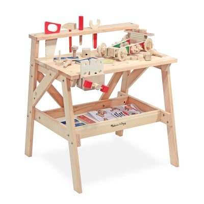 Melissa & Doug Wooden Project Solid Wood Workbench