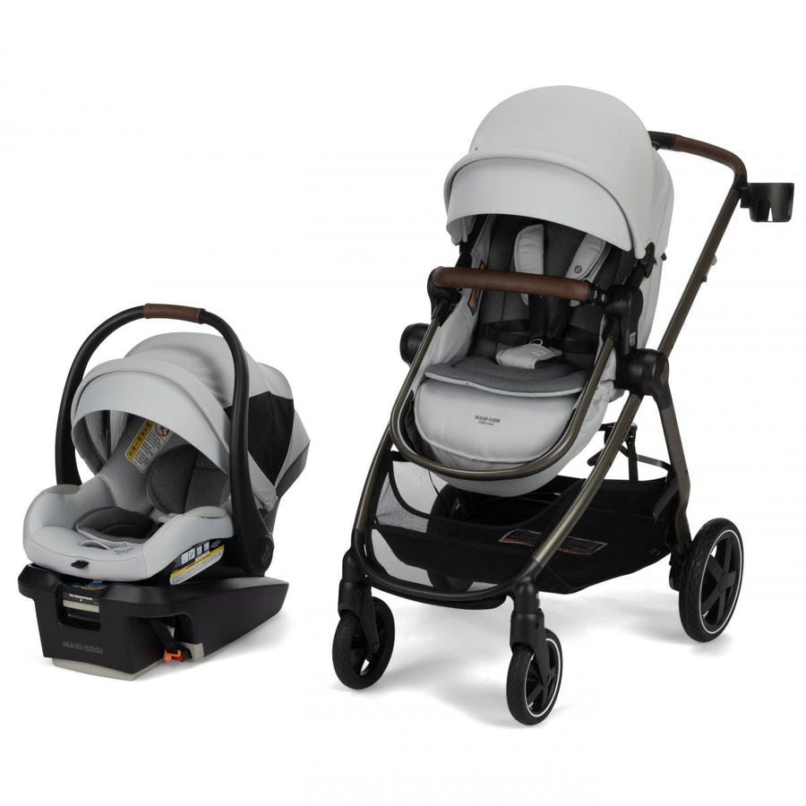 Maxi-Cosi  Zelia™² Luxe+ 5-in-1 Travel System in Arctic Frost