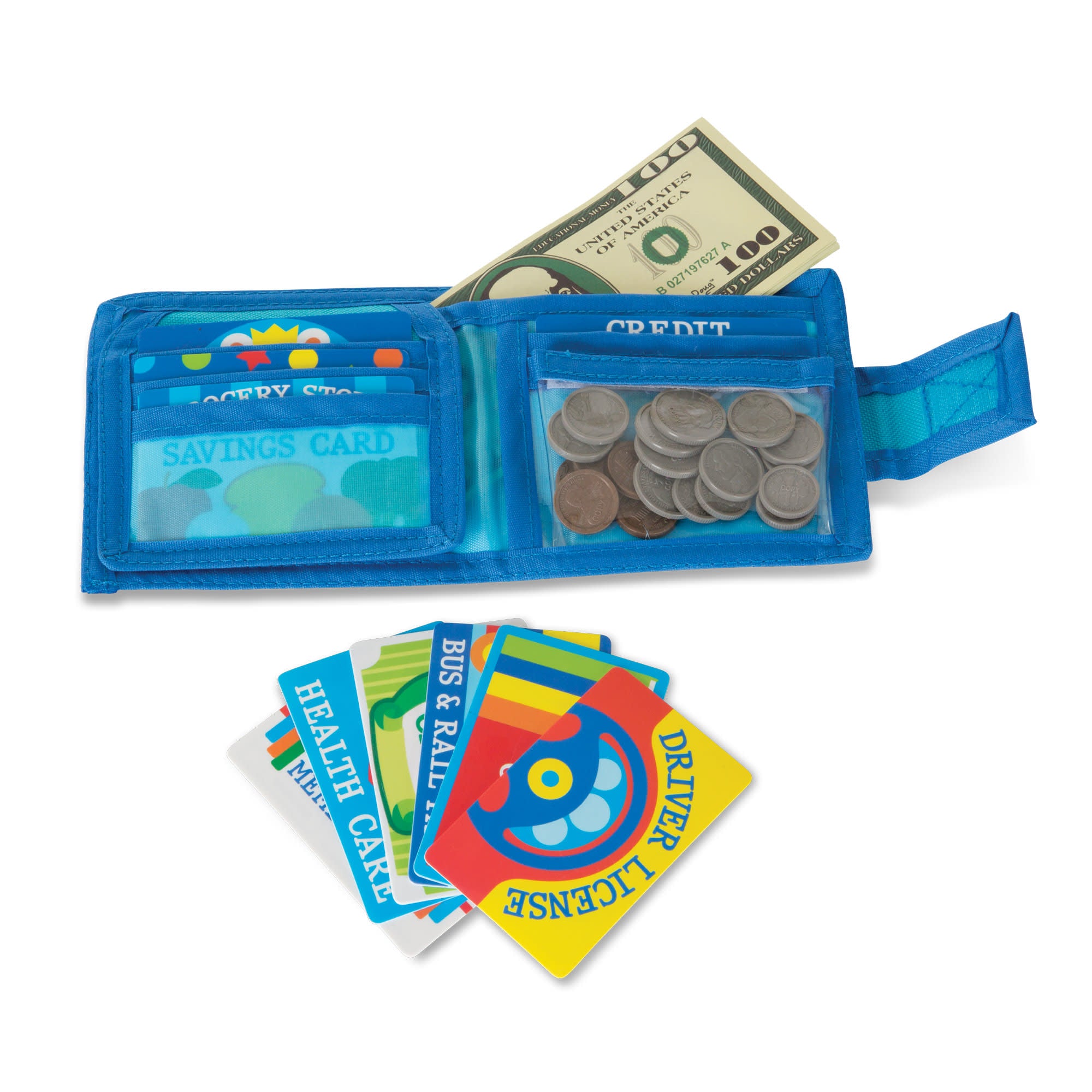 Melissa & Doug Pretend-to-Spend Wallet