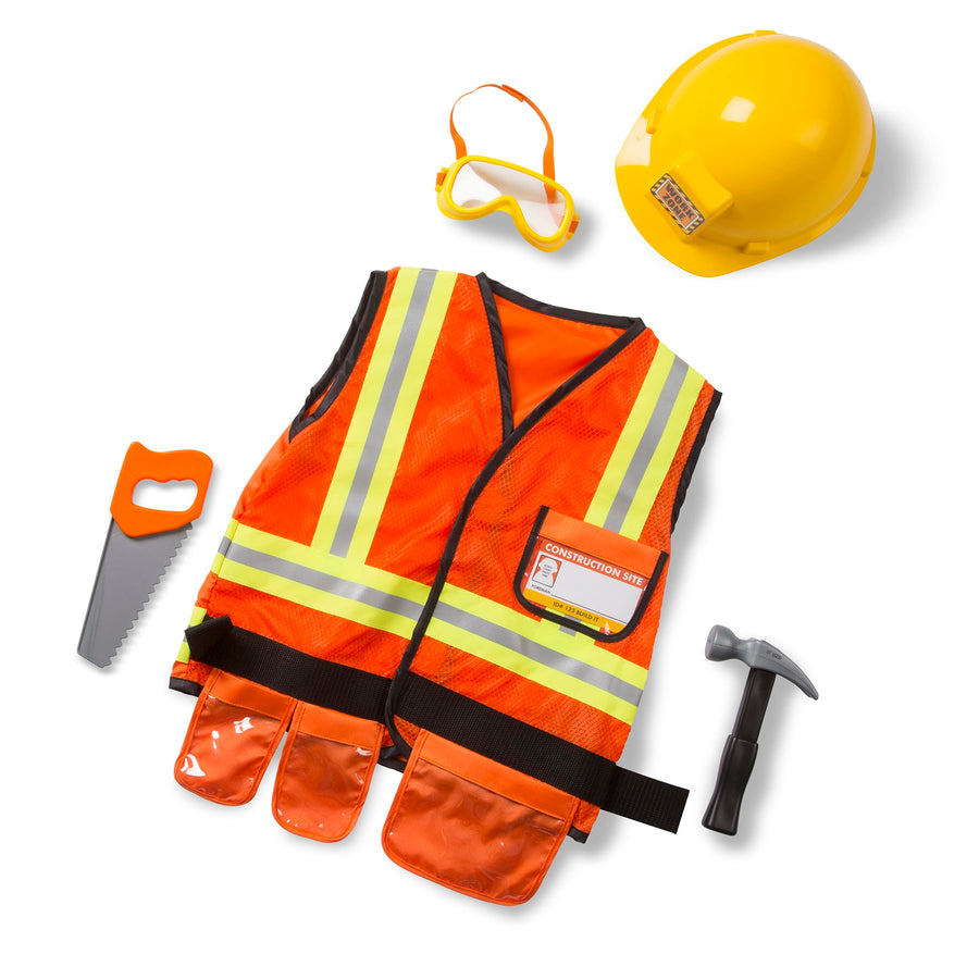 Melissa & Doug Construction Worker Role Play Costume Set
