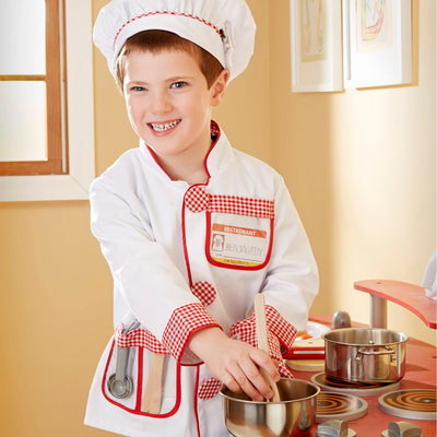 Melissa Doug Chef Role Play Costume Set