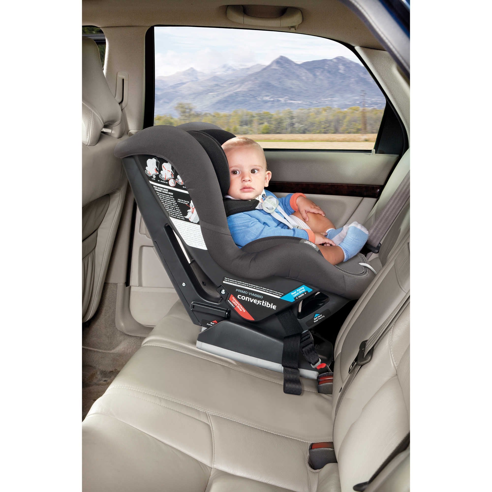 peg perego primo viaggio leather Peg Perego Viaggio Eco Leather Convertible Car Seat