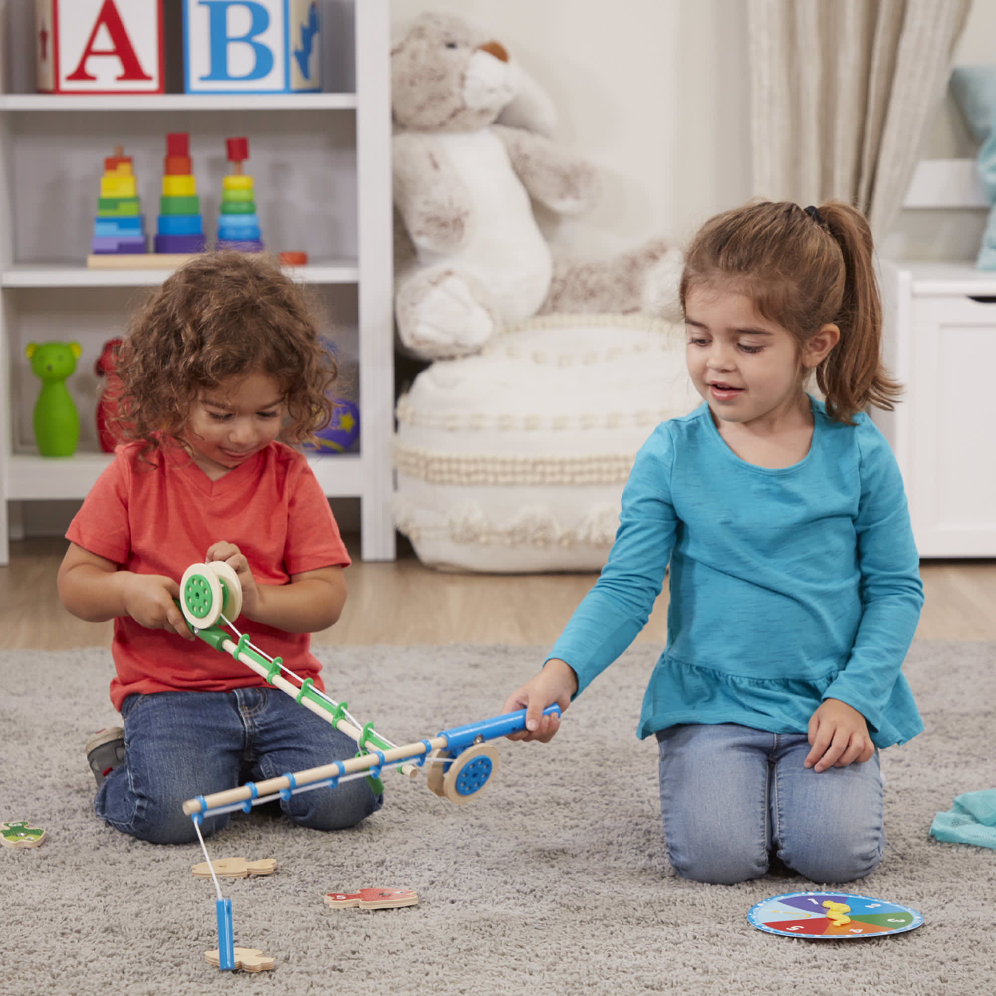 baby fishing poles Melissa & Doug Catch & Count Magnetic Fishing Rod Set