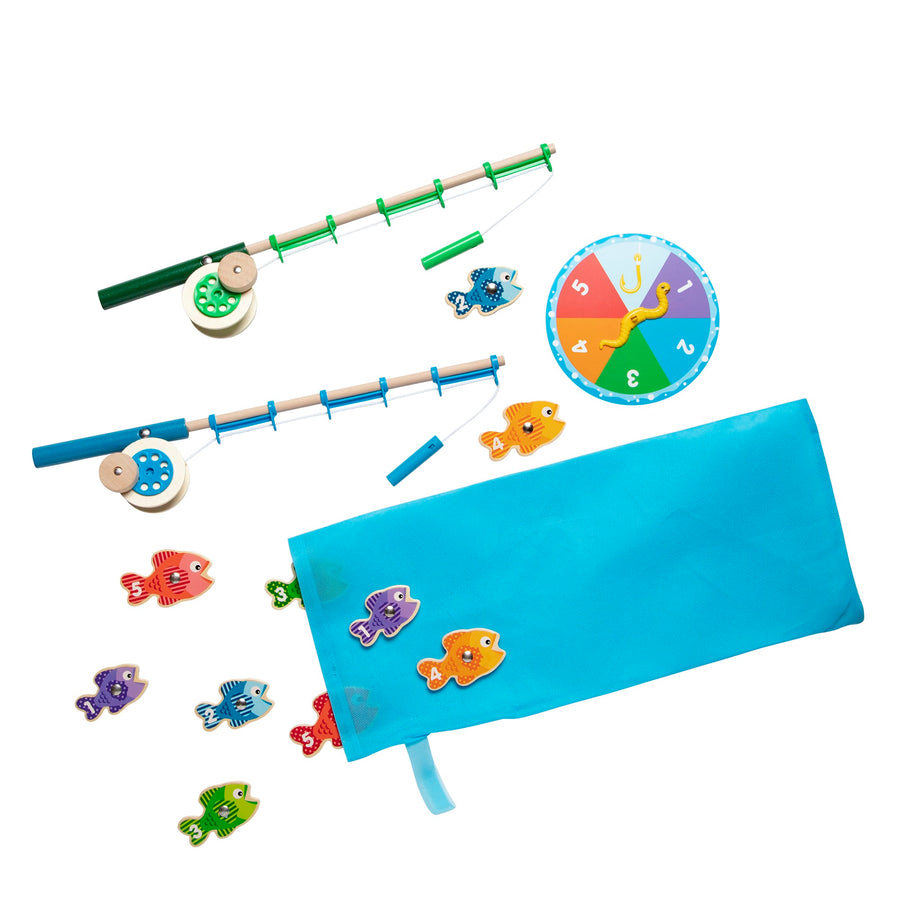Melissa & Doug Catch & Count Magnetic Fishing Rod Set