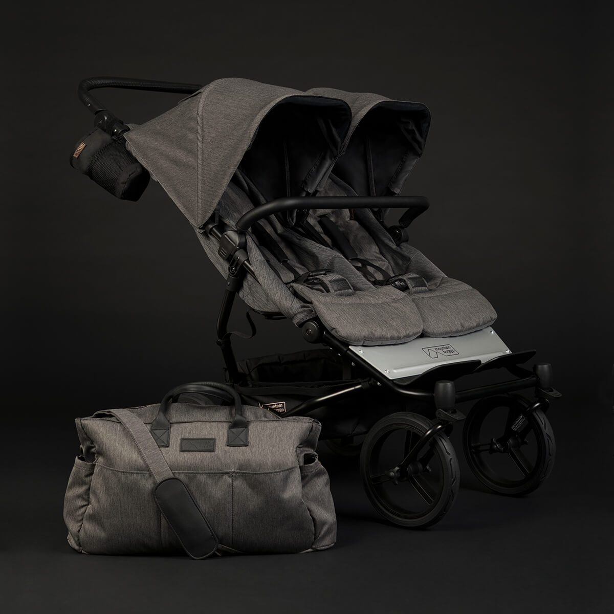 Mountain Buggy Duet Luxury Herringbone Stroller Little Folks NYC