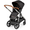 Agio by Peg Perego Z4 Reversible Stroller in Agio Black with seat reversed