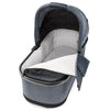 Agio by Peg Perego Z4 Stroller Bassinet in Agio Mirage Blue with apron open