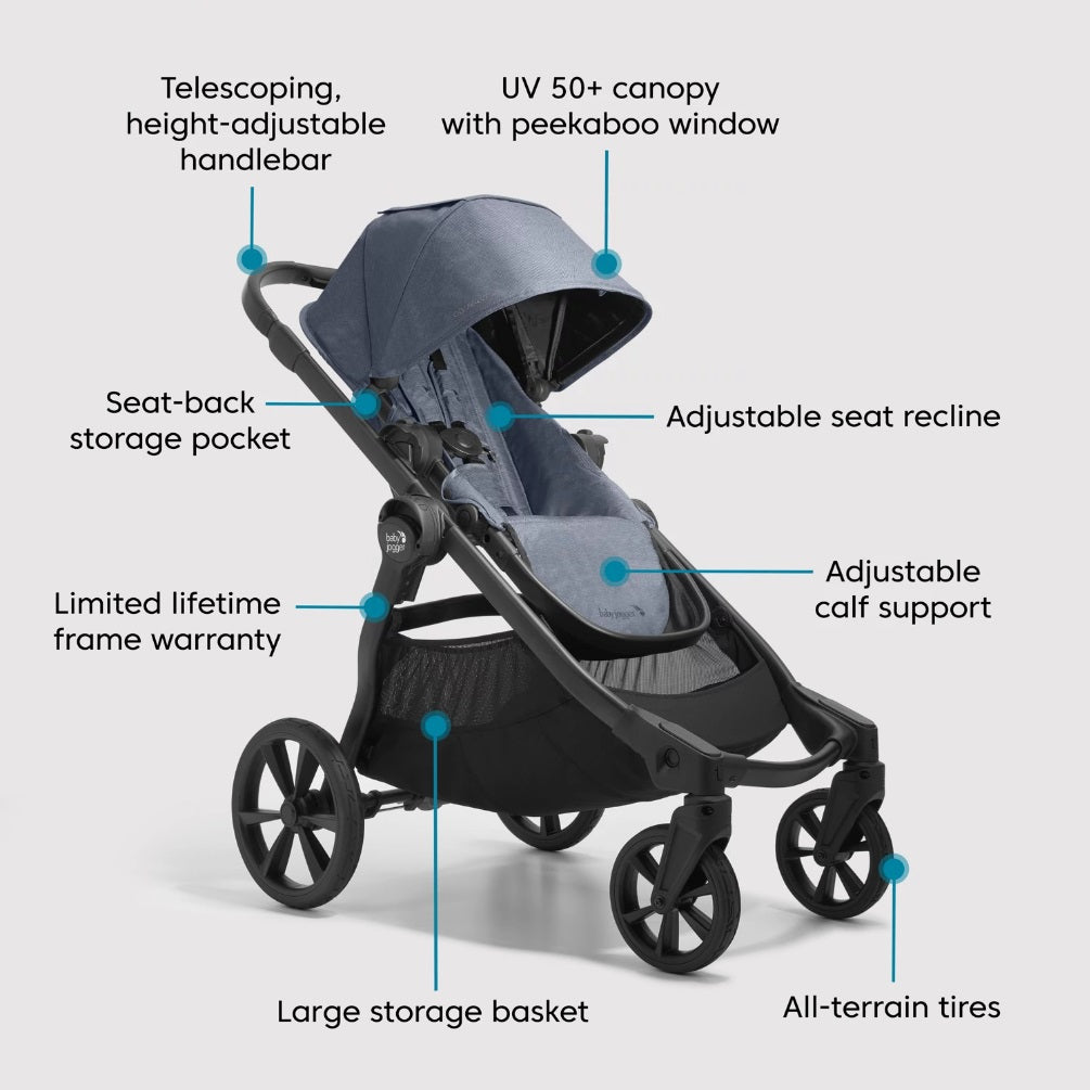 Baby Jogger City Select® Double Stroller Little Folks NYC