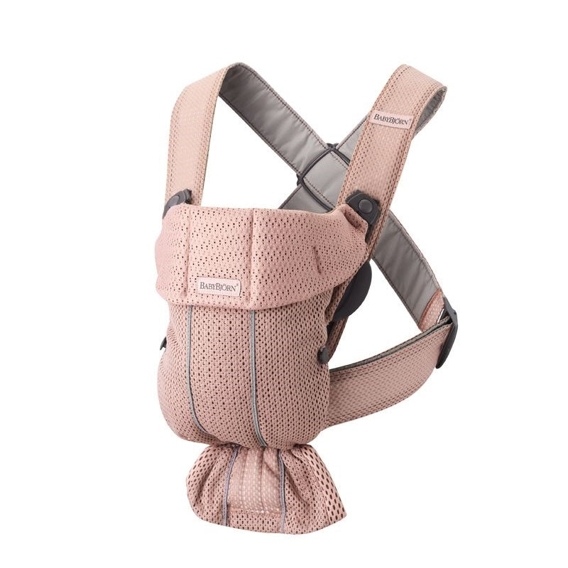 BABYBJÖRN Baby Carrier Mini in Dusty Pink Mesh