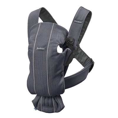 BABYBJÖRN Baby Carrier Mini in anthracite slate grey mesh