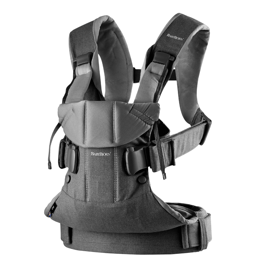 BABYBJÖRN Baby Carrier One in Denim Gray/ Dark Gray
