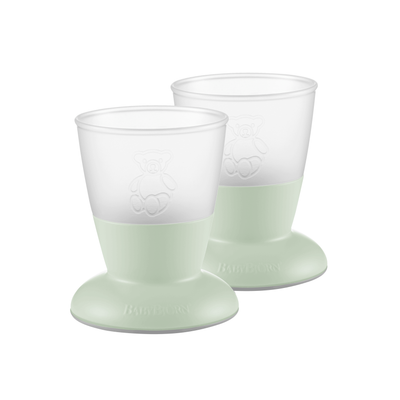 BABYBJÖRN Baby Cup 2-Pack in Powder Green