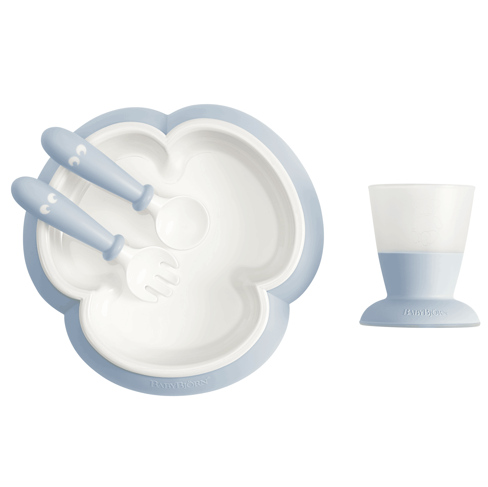 BABYBJÖRN Baby Feeding Set in Powder Blue