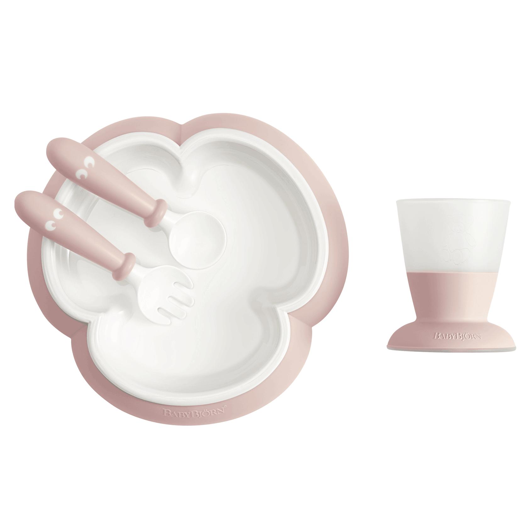BABYBJÖRN Baby Feeding Set in Powder Pink