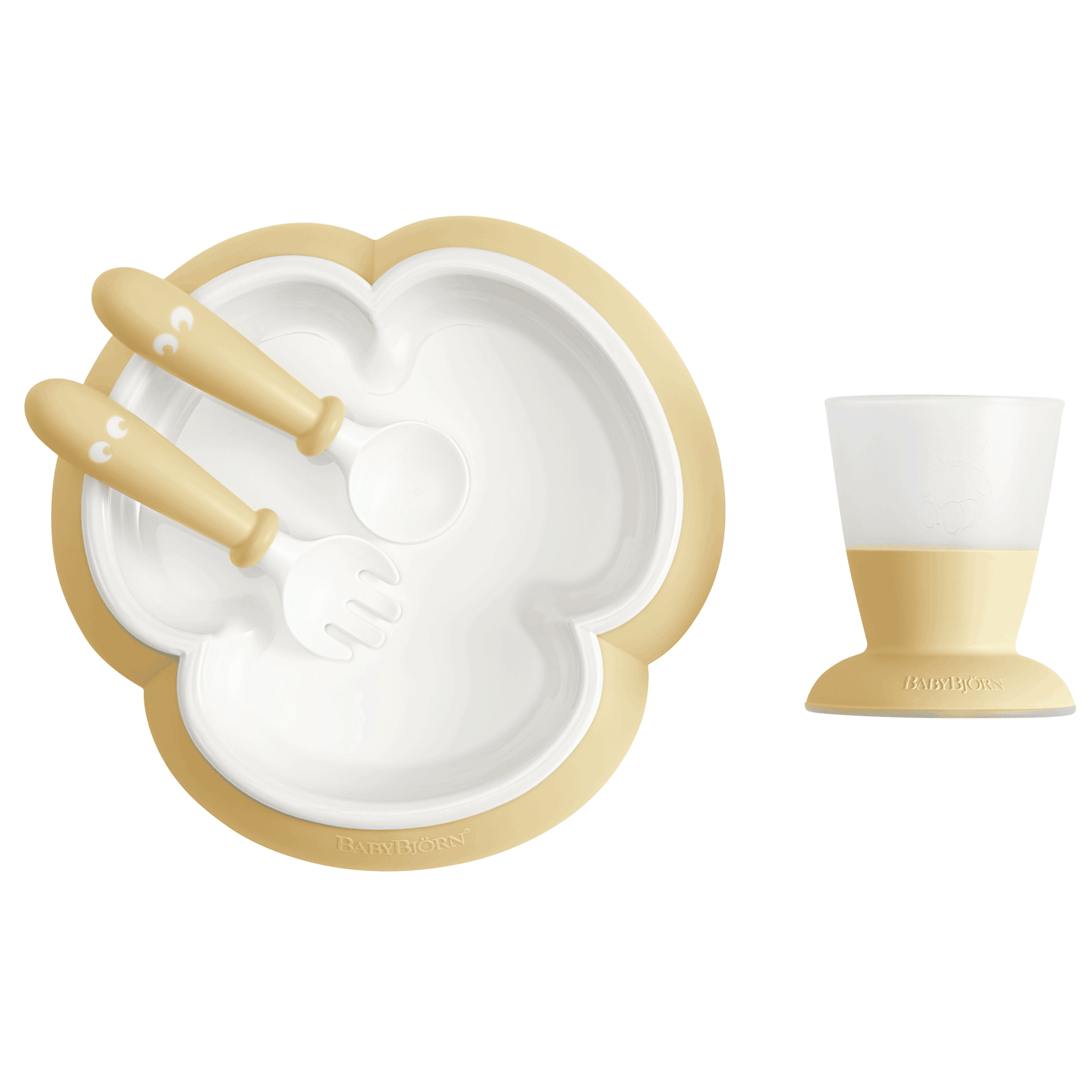 BABYBJÖRN Baby Feeding Set in Powder Yellow