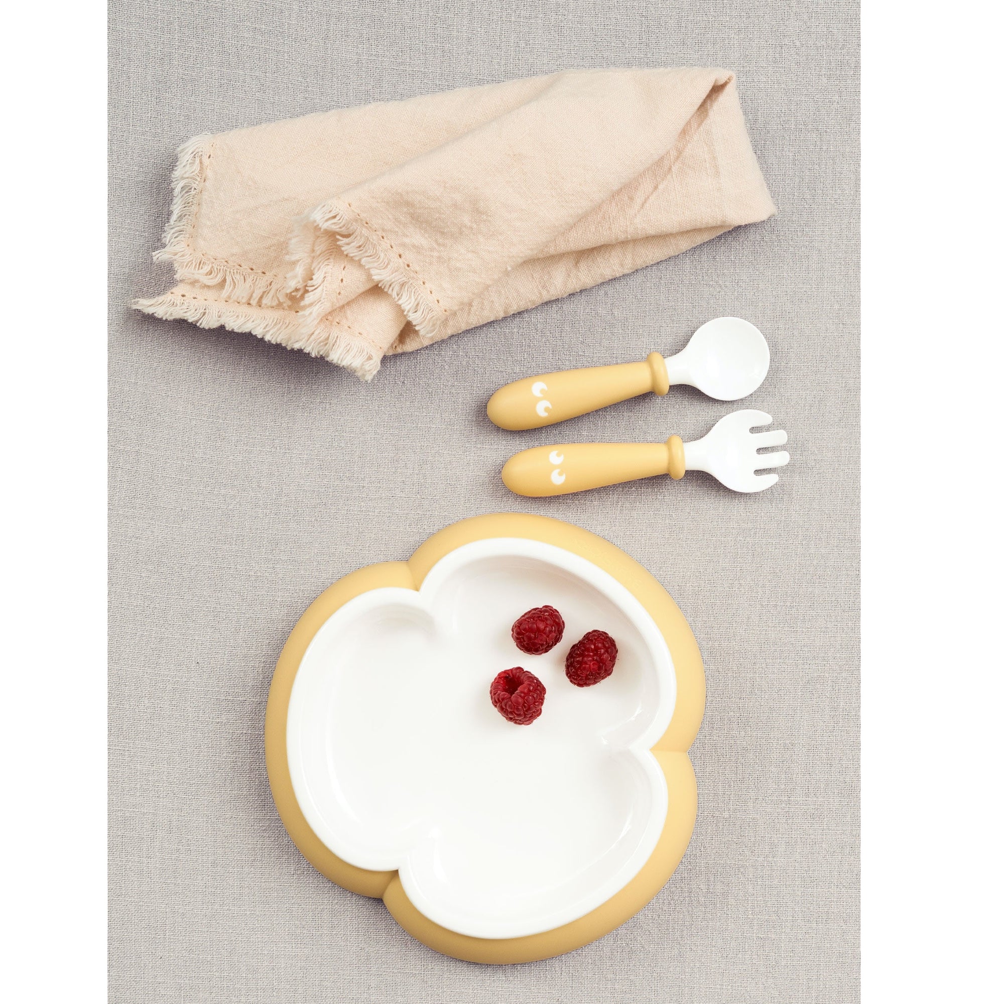 BABYBJORN Baby Plate Spoon Fork 2 Sets