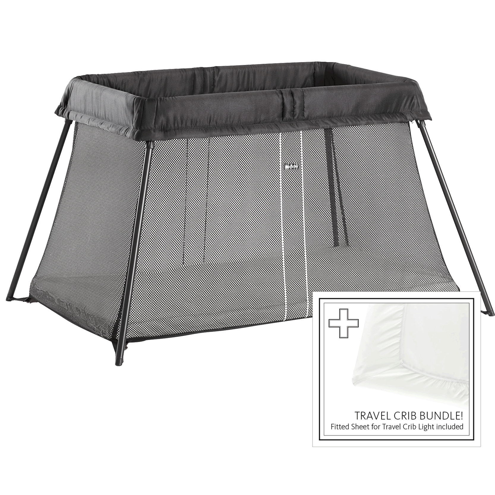 BABYBJ RN Travel Crib Light Fitted Sheet Bundle Little Folks NYC