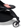 Babyzen YOYO Leg Rest attached to stroller in lifted position