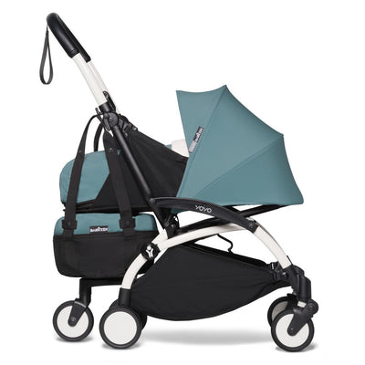 Babyzen YOYO Bag in Aqua attached to stroller