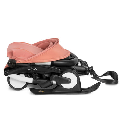 Babyzen YOYO Ski attached to folded stroller