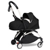 Babyzen YOYO² 0+ Newborn Stroller Bundle in Black with White Frame