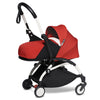 Babyzen YOYO² 0+ Newborn Stroller Bundle in Red with White Frame