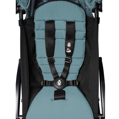 Babyzen YOYO² 6+ Stroller Bundle in Aqua with Black Frame seat