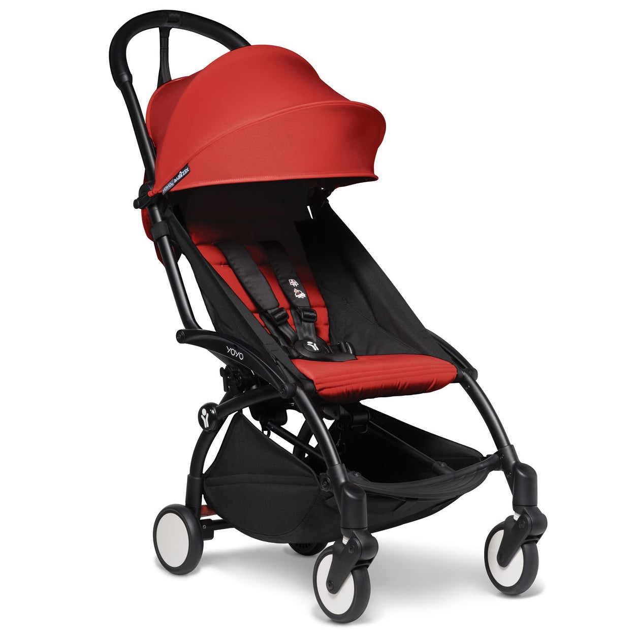 Black and hot sale red stroller