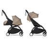Babyzen YOYO² Complete Stroller Bundle With Black Frame in Taupe