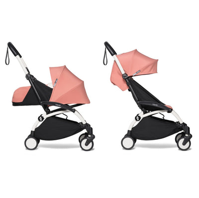 Babyzen YOYO² Complete Stroller Bundle With White Frame in Ginger