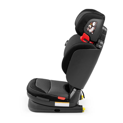 Peg Perego Viaggio Flex 120 Booster Car Seat in Crystal Black side view