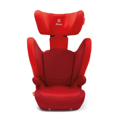 Diono Monterey® 4DXT Booster in Red with headrest and side wings extended
